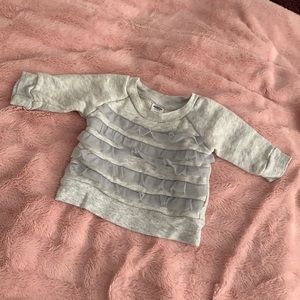 Old Navy baby girl tulle sweatshirt